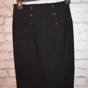 BYER CALIFORNIA black pencil skirt